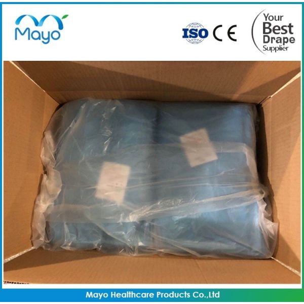 Non-woven fabrics coverall ce protective wear clothing protection suit clothing hospital disposable surgical isolation g