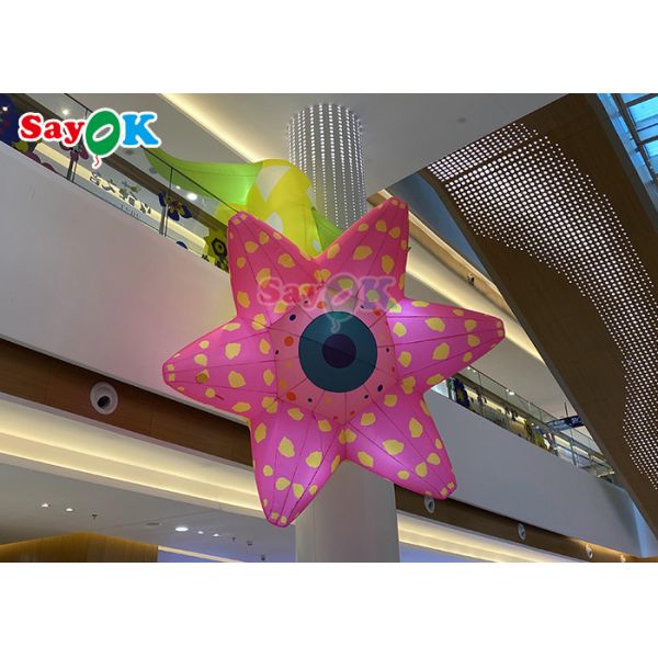 Oxford Cloth Inflatable Flower Led Inflatable Party Flower Wedding Decoration