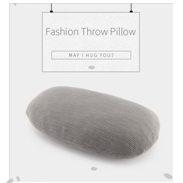 PP Cotton Memory Foam Pillows Sofa Decorative Cuddle Cushion 50D Density