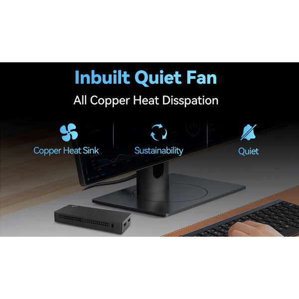 4K Dual Display Single LAN N100 Mini Computer Intel 12th Gen Mini PC