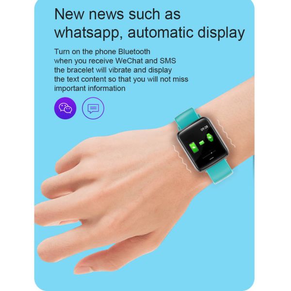 1.3in NFC Sport Smart Watch Multiple Motion Mode 180mAh Dual PPG