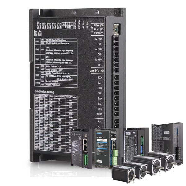 220V-380V Closed Loop Stepper Driver , Practical Servo And Stepper Motor