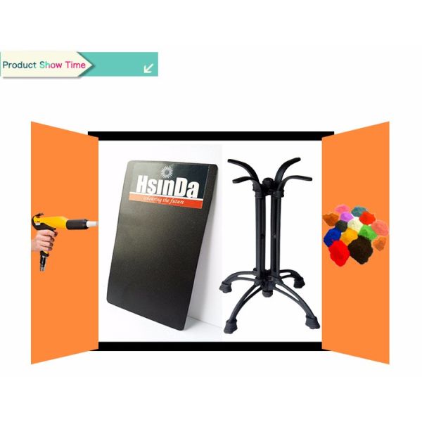 Black Polyester Coating Spray Sand Texture Finish