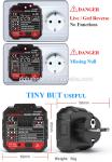 48V Multimeter Accessories , RoHS Check Plug Socket Tester