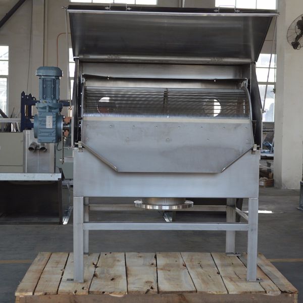 Grid Gap 0.2-5mm Microscreen Drum Filter For Paper Making Wastewater Silver External Type