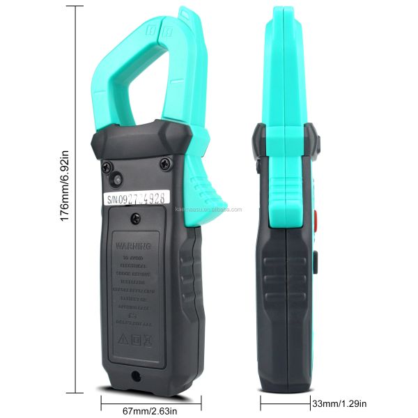 NCV Function Digital Digital Multimeter Clamp Meter with 60A/600A Measuring Current Range