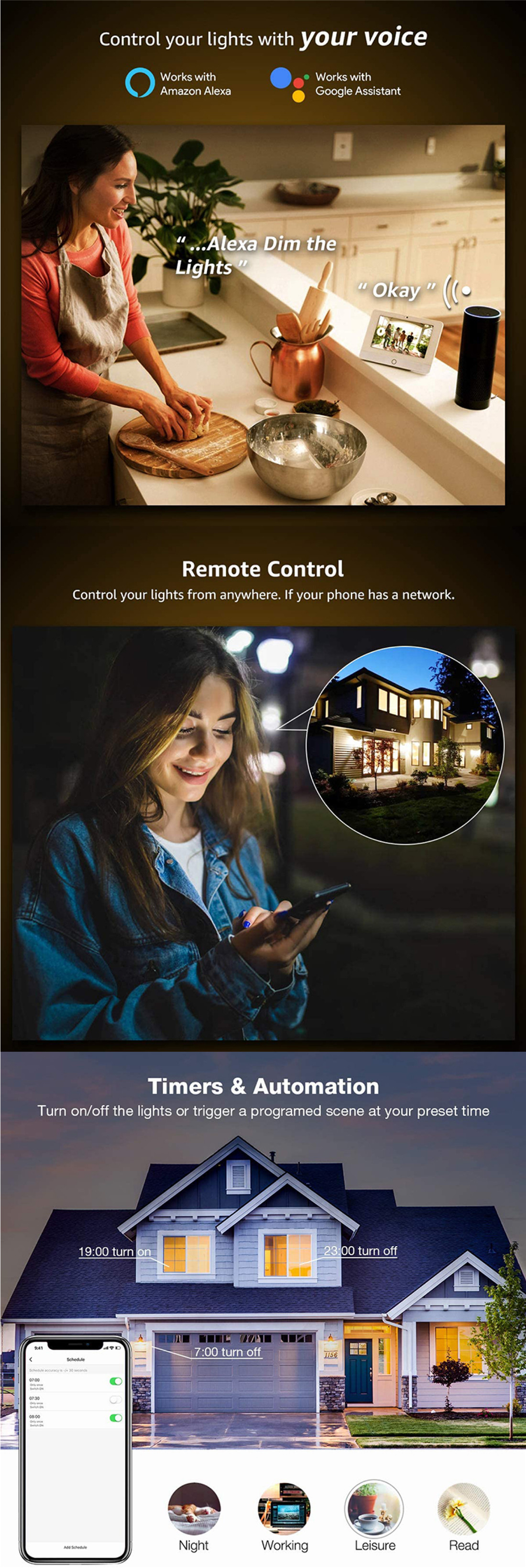 A60 Smart Bulb RGB+WW+CW