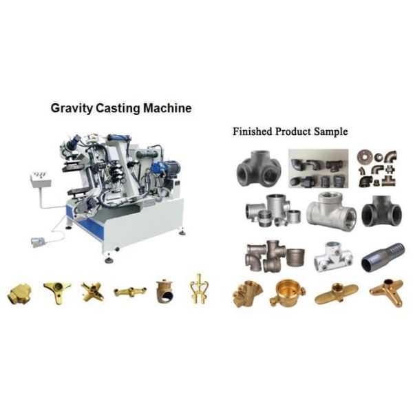 High Speed Gravity Die Casting Machine For Brass Faucet And Water Tap And Water Meter
