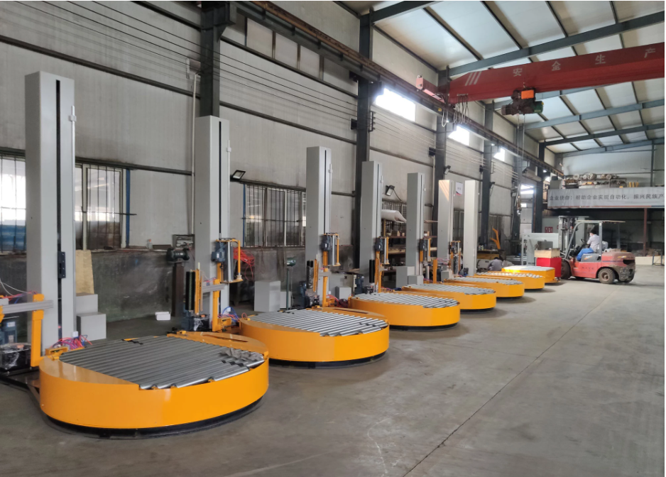 Full Automatic 400mm Pallet Wrapping Machine Paller Wrapper Stretch TP2000FZ