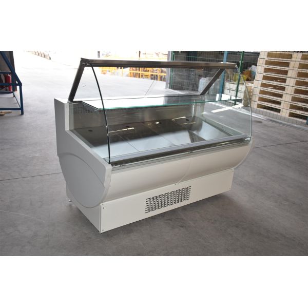 Fan Cooling Deli Display Fridge Refrigerated Serve Over Counter Auto Defrosting Design
