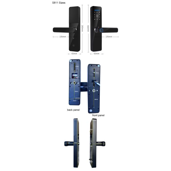 S811 Fingerprint Door Lock Intelligent Digital Code Door Lock