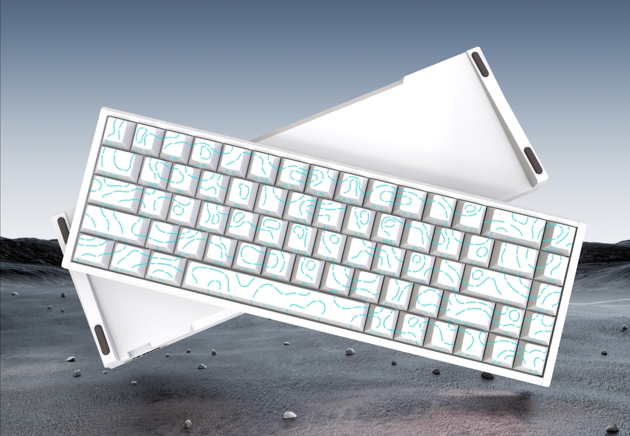 Full Size Magnetic Axis Keyboard with OEM Keycap Profile and ABS Keycap Material for Enhanced Typing Experience
