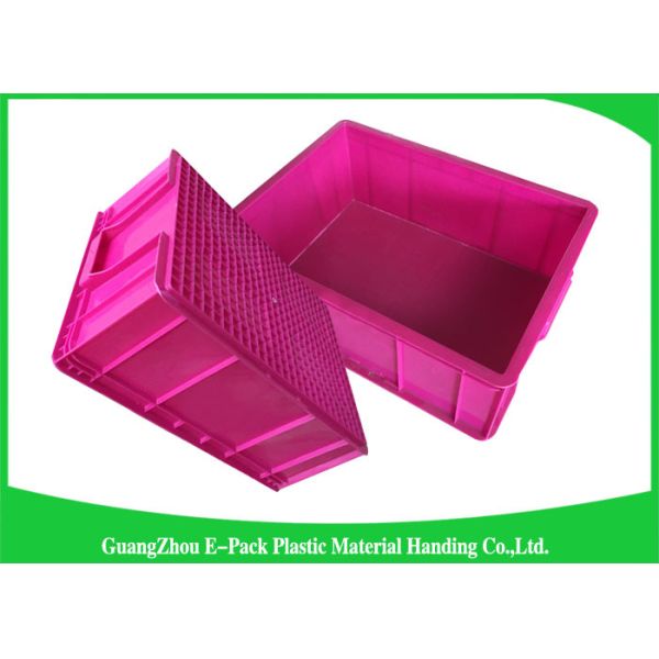 Durable Plastic Stackable Containers Tote Storage System 480*355*170mm