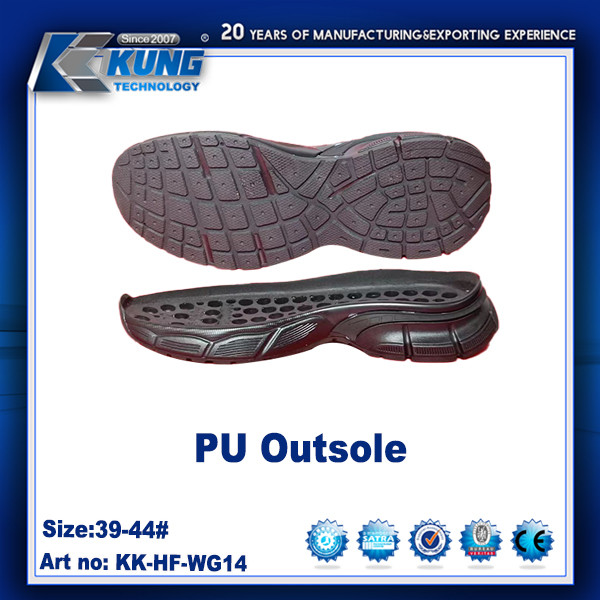 PU Rubberized EVA Outer Sole Non Toxic Waterproof Rubber Traction Outsole