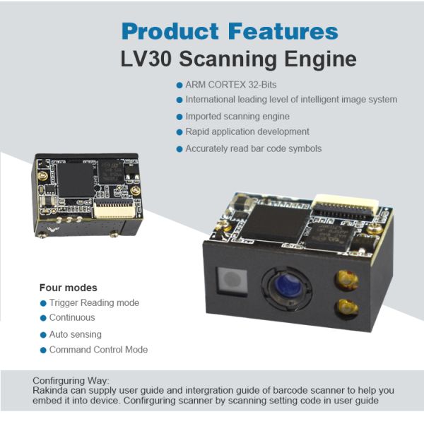 2d Imager TTL 232 Qr Code Scanner Module For PDA Android Tablets