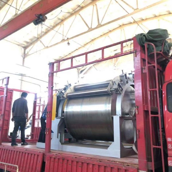 Industrial Double Roller Scraper Rotary Drum Dryer