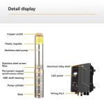 Submersible Solar Water Pump Deep Wells Agricultural Irrigation Solar Panel