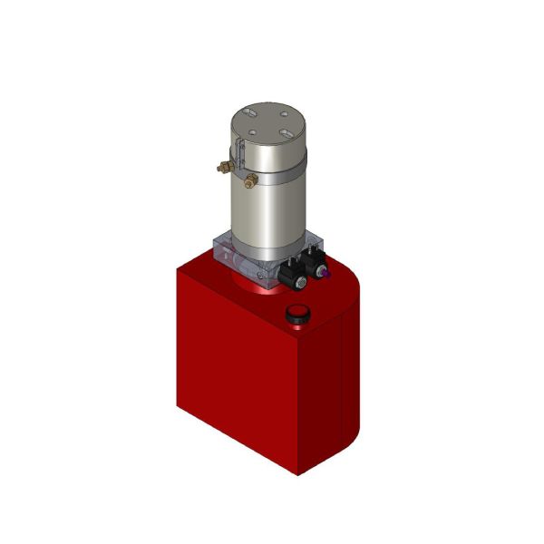 Vertical Mounting 12 Volt DC Hydraulic Power Units 210 bar for fork lift with different speed