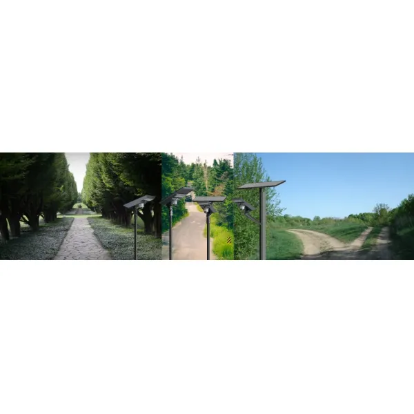 IP66 Outdoor LED Solar Street Light With IR/Motion Sensor Security CCTV Camera