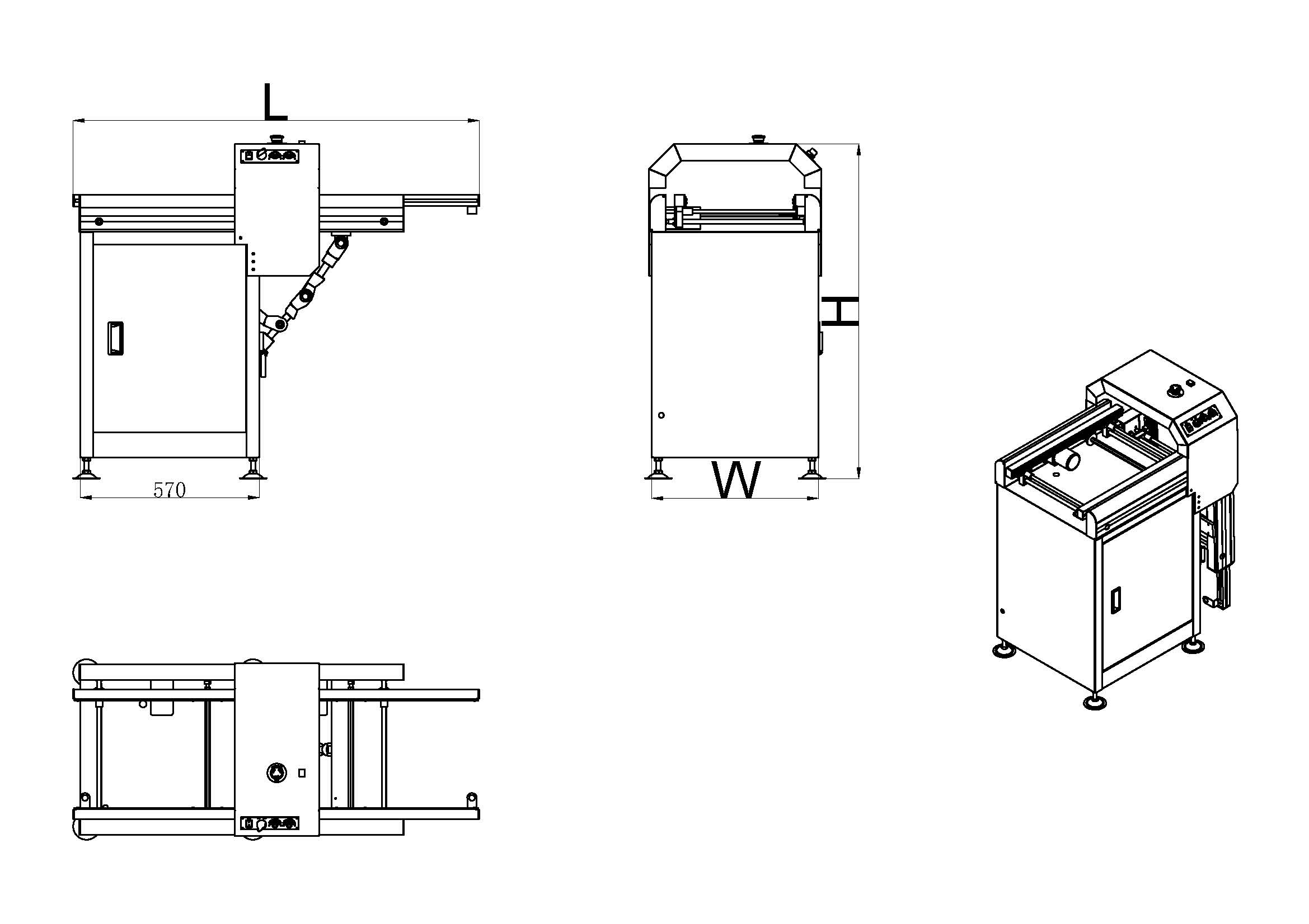 Lowering Gate PCB Conveyor 500mm Board Handling Equipment For PCB Assembly