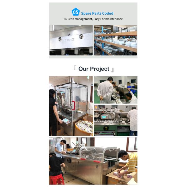 Continuous Automatic Cartoning Machine Pharmaceutical For Horizontal Box Packing Blister