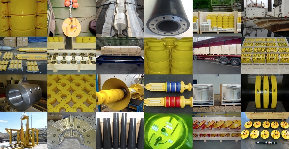 Custom Submarine Cable Protection PU Bend Limiter, Polyurethane Bend Restrictor