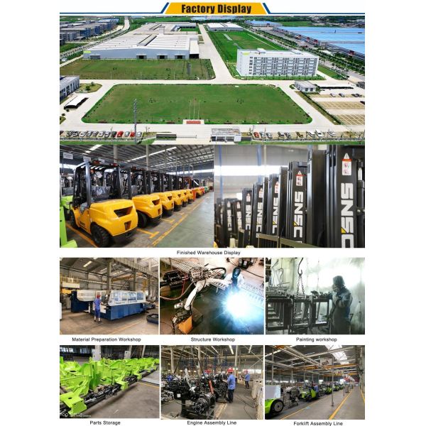 Snsc 2ton 2.5ton 3tons 3.5ton 4ton 5ton 7ton Diesel Gasoline LPG Fork Lift Montagargas Forklift Truck
