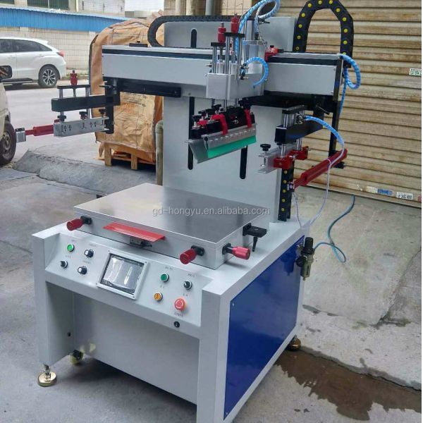 6Bar Silicone Pad Flat Screen Printing Machine
