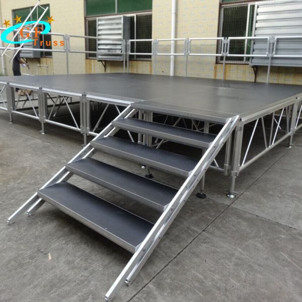 0.6m Height Adjustable Aluminum Portable Stage Platform