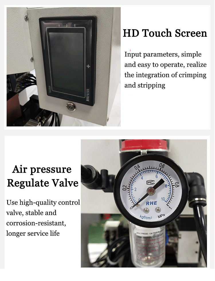 Automatic Super Mute Terminal Wire Stripping Crimping Machine for Cable Production