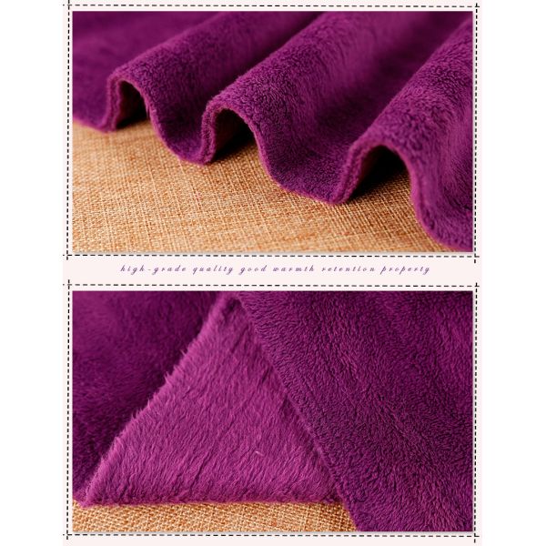 100% polyester double sides warm cuddle soft handle velboa fabric for bedding