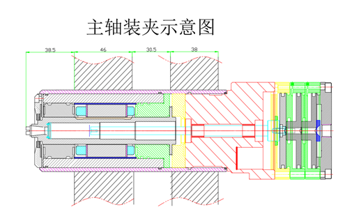 0.85KW 200000 RPM Precision CNC Router / PCB Drilling Motor Spindle Dynamic Run Out