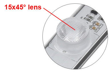 1818 SMD LED Light Bar Module High Power Edge Lit 24V IP67 For Advertising Light Box