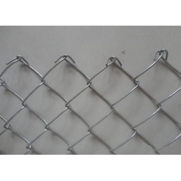 25-100mm Chain Link Wire Mesh / 25m Diamond Chain Link Fence For Garden