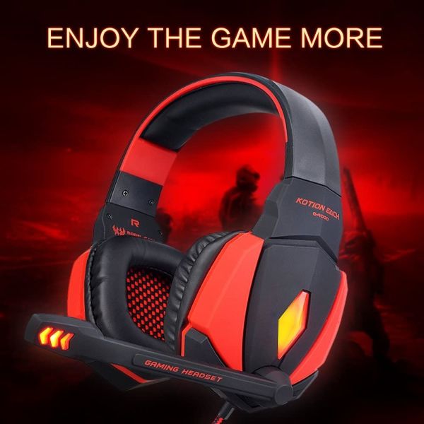 20000Hz DC5V 2.2kohm Kotion Each G4000 Gaming Headset