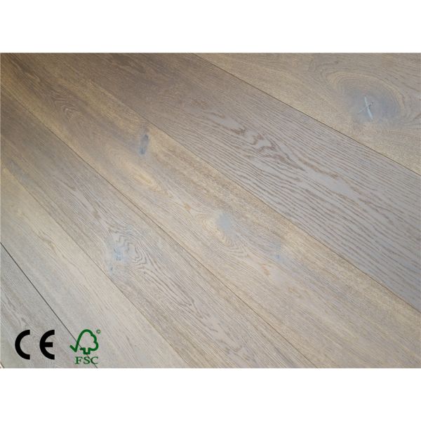 Oak Engineered Flooring, Brushed,chemical treated