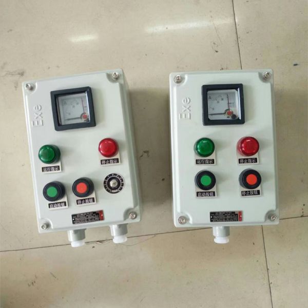 Custom Explosion Proof Control Station , Cast Aluminum Explosion Proof Push Button Station