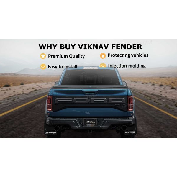 Viknav for F150 Fender Flares Compatible with Ford F150 Raptor models Wheel Flares