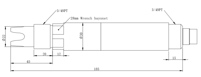 Stable Water Quality Sensor ORP Digital Sensor Replacement 1mV Resolution with accurate ±6mV