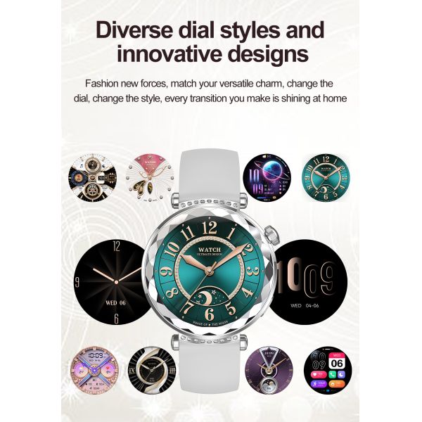 BT Call Smart Watch For Women Full Touch Smooth Operation Long Lasting