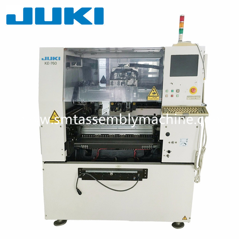 JUKI KE-760 Used SMT Placement Machine High Speed Automatic PCB Component Placement Machine