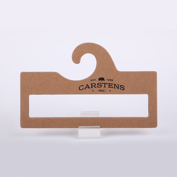 43cm Size Fabric Sample Hanger Cardboard Textile Display Hanger Customized Design