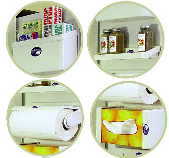 ROHS Plastic 5IN1 Fridge Food Storage Box Container Holder