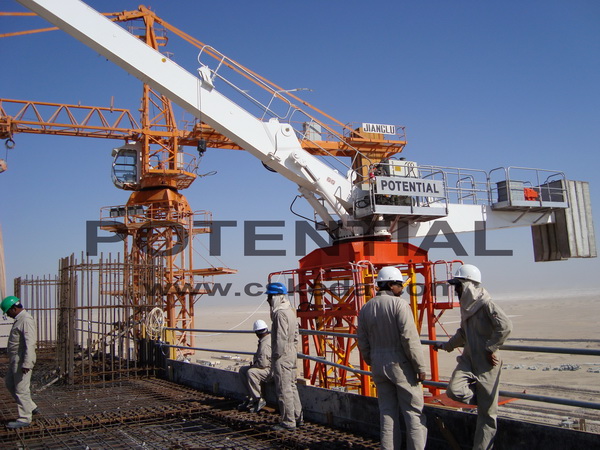 Electric Hydraulic Concrete Placing Boom HG38 For Nuclear Power Plant