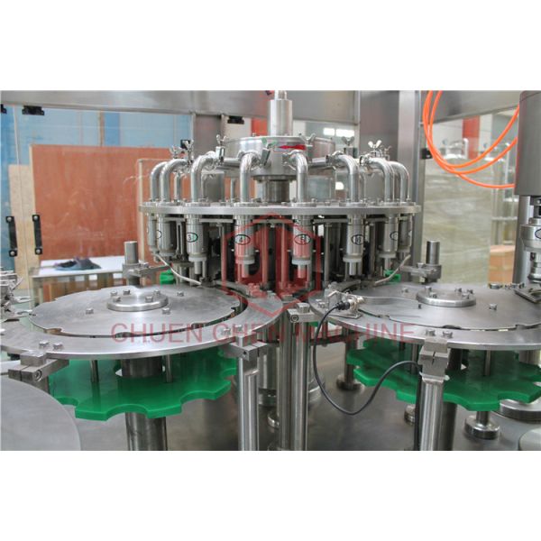6000 BPH Hot Juice Filling Machine 330ml - 1500ml Plastic Screw Cap Type