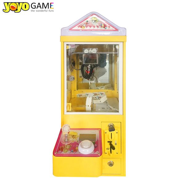 Small Claw Crane Machine Coin Operated Games Mini Plush Toy Vending Machine With Bill Acceptor