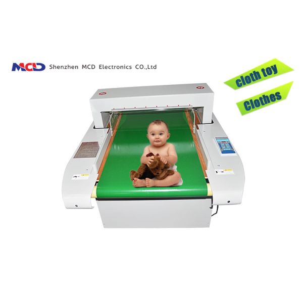 Clothe Needle Conveyor Belt Metal Detector 1-10 level Adjust Sensitivity Buzzer Alarm