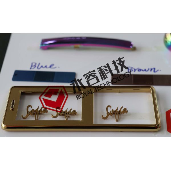 Watch IP gold and IP black decoartion coatings