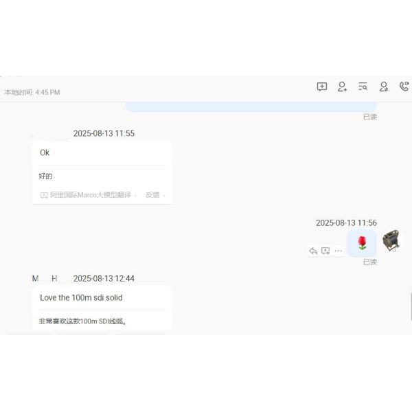 3g Sdi Cable Sdi to Hdm1 12g Sdi Cable 50m Patch Cord Price Mini 3G SDI Video Micro Converter SDI Coaxial Cable