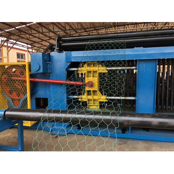 Hexagonal Gabion Box Machine 20tons Heavy Duty Steel Welding Material
